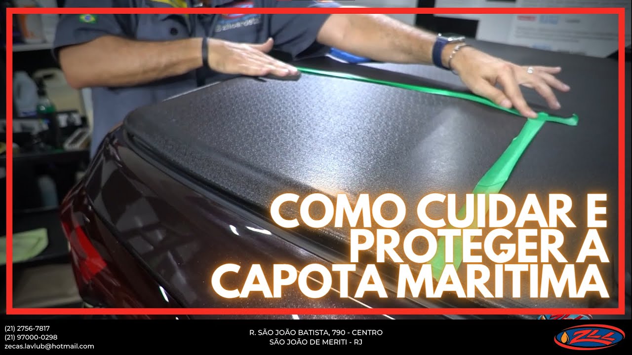 COMO CUIDAR E PROTEGER CAPOTA MARÍTIMA