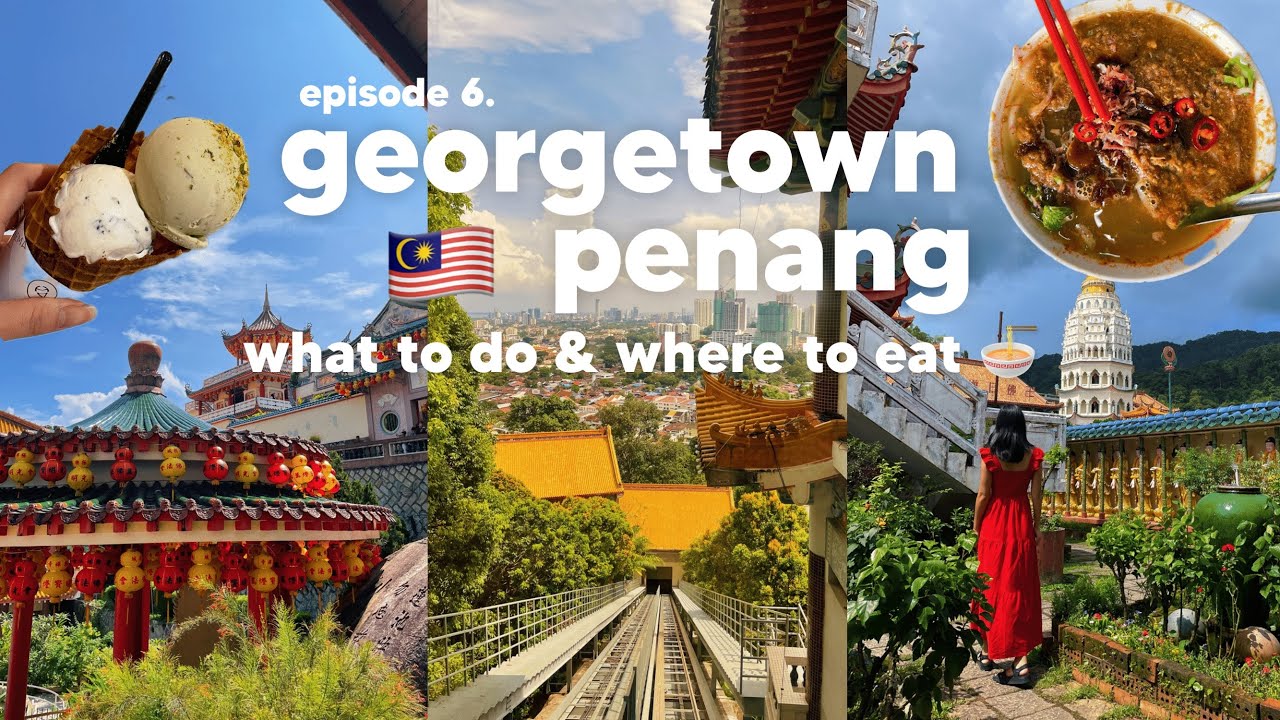 2 days solo exploring georgetown penang vlog 🇲🇾 | what to eat, see and do 🍜 backpacking Malaysia