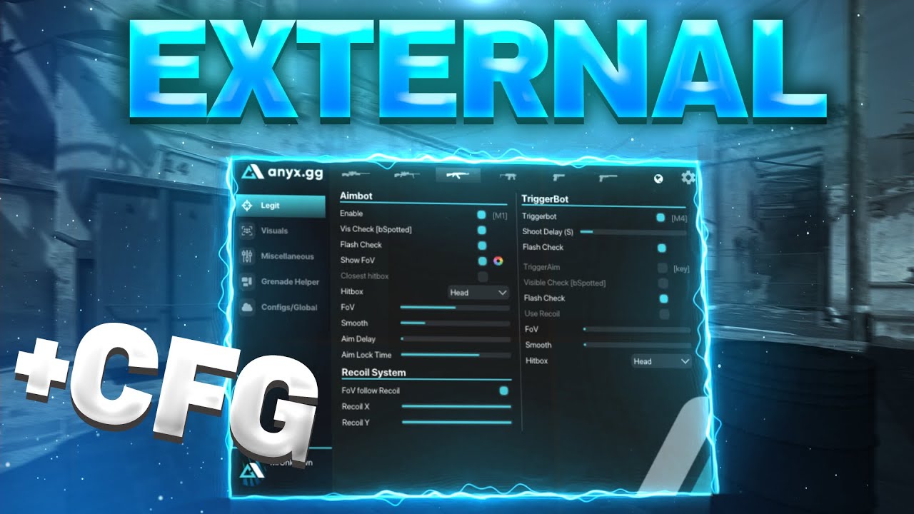 AnyX.gg - NAJLEPSZY External Do CS2? + Legit CFG