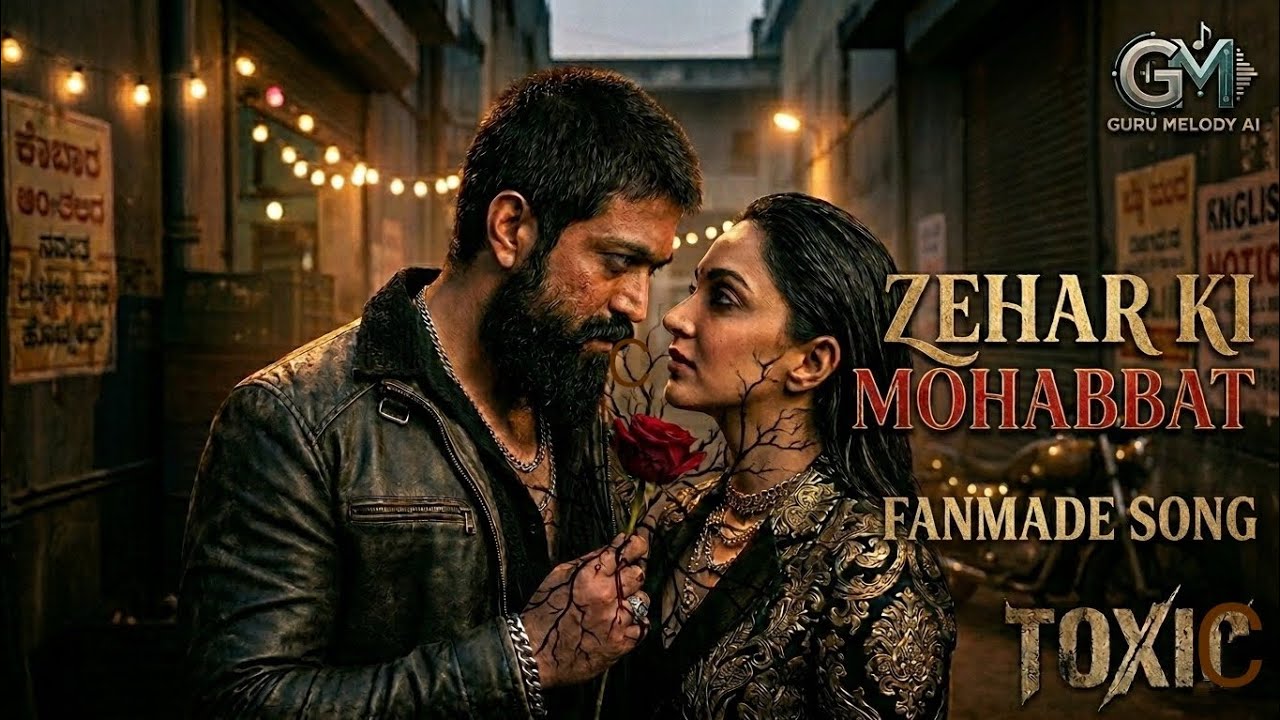 Zeher Si Mohabbat | yash x Kiara | Romantic Fan Song 2026 | Guru melody ai