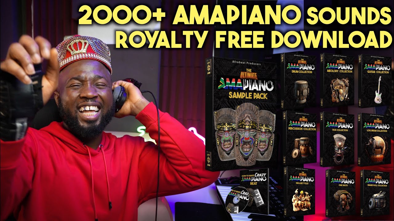 Download 100% Royalty Free 2000+ The Ultimate AmaPiano Loops Kit Afrobeat Producer Sample Pack