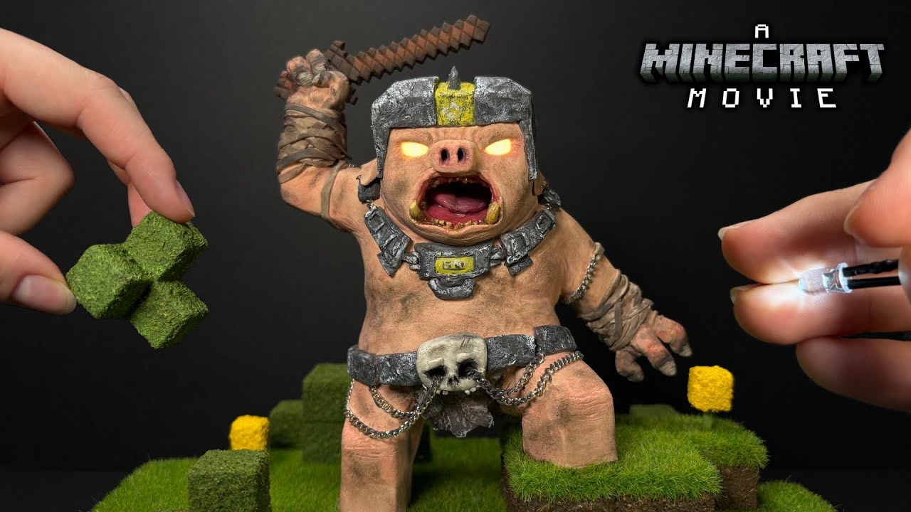 I made the Piglin Brute from A Minecraft Movie