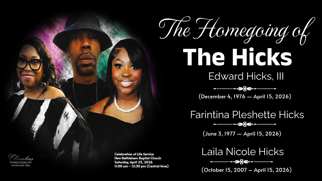 Celebration of Life Service of the Hicks Family