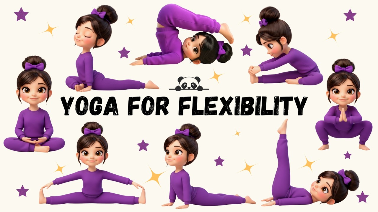 Easy Yoga for Kids at Home | Relaxing Yoga for Flexibility & Focus | Fun Yoga Poses for Children