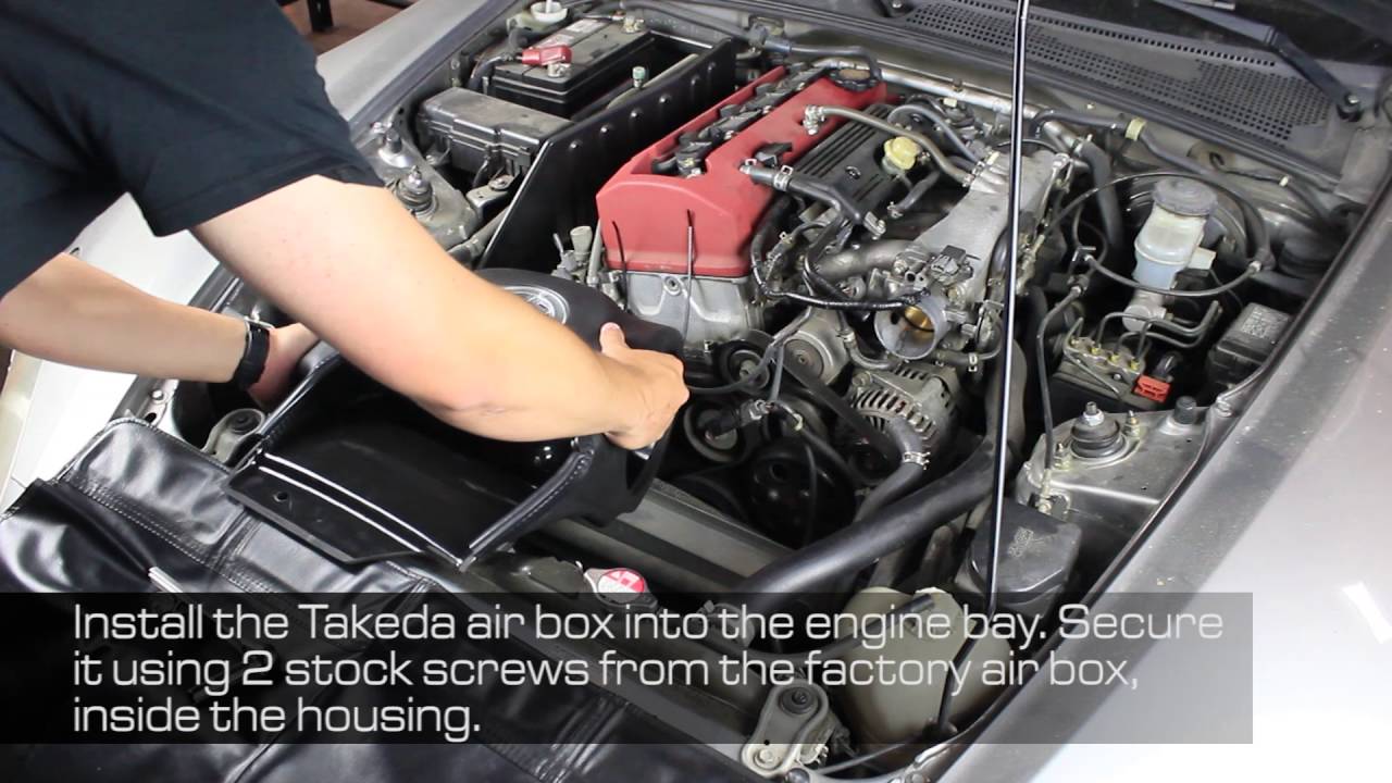 How to Install aFe POWER 00-09 Honda S2000 (AP1/AP2) 2.0L/2.2L Takeda Intake System (TM-1023B-D/R)