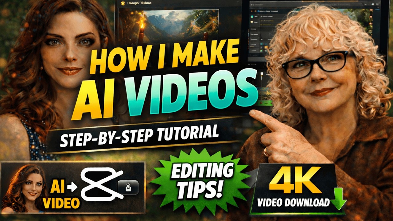 How I Make AI Videos Step-by-Step (No Gatekeeping)