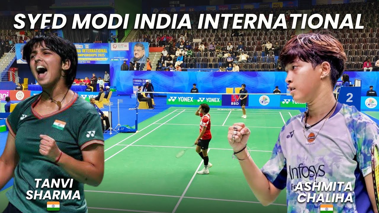 TANVI SHARMA VS ASHMITA CHALIHA | SYED MODI INDIA INTERNATIONAL CHAMPIONSHIP 2025