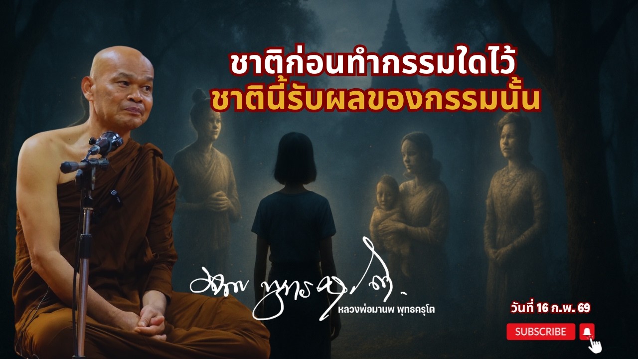 ชาติก่อนทำกรรมใดไว้ ชาตินี้รับผลของกรรมนั้น (16 ก.พ. 69)