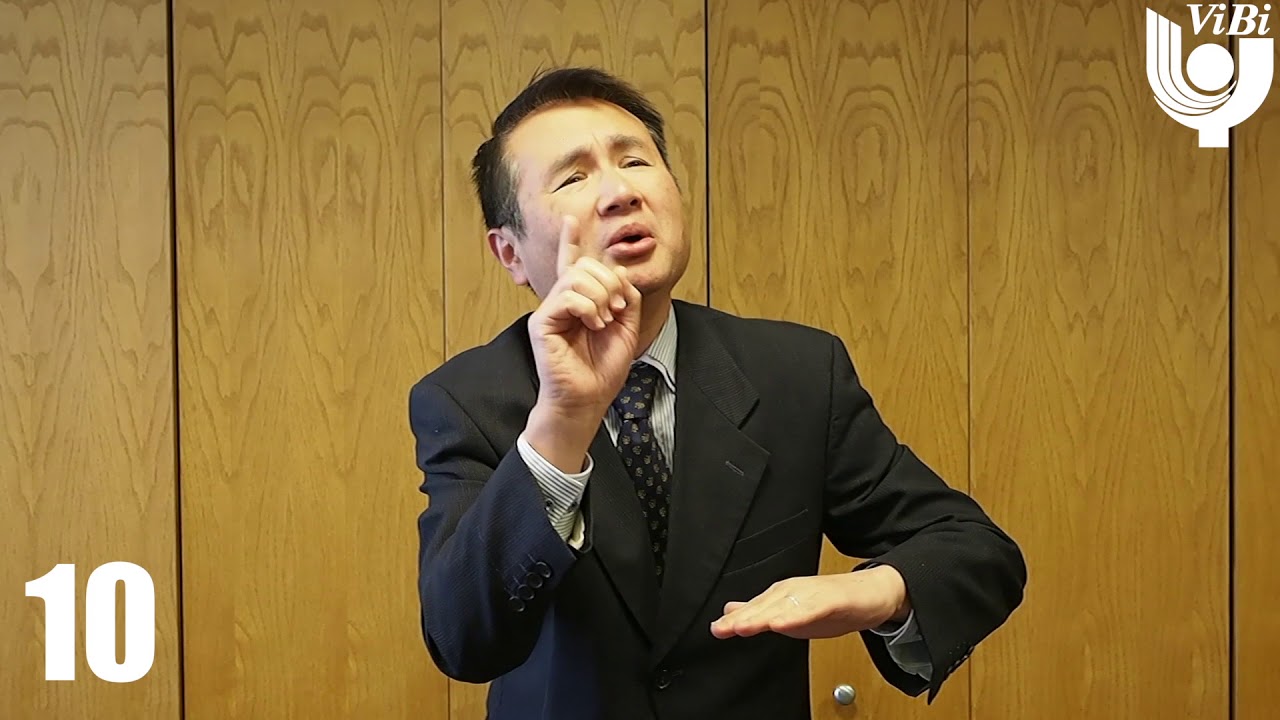 マタイの一部を、日本手話で数字を使ってストーリーを作ってみた