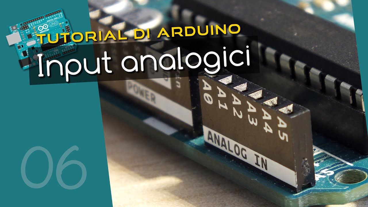 Tutorial Arduino ITA 6: input analogici, uso di fotoresistenza, potenziometro e trimmer