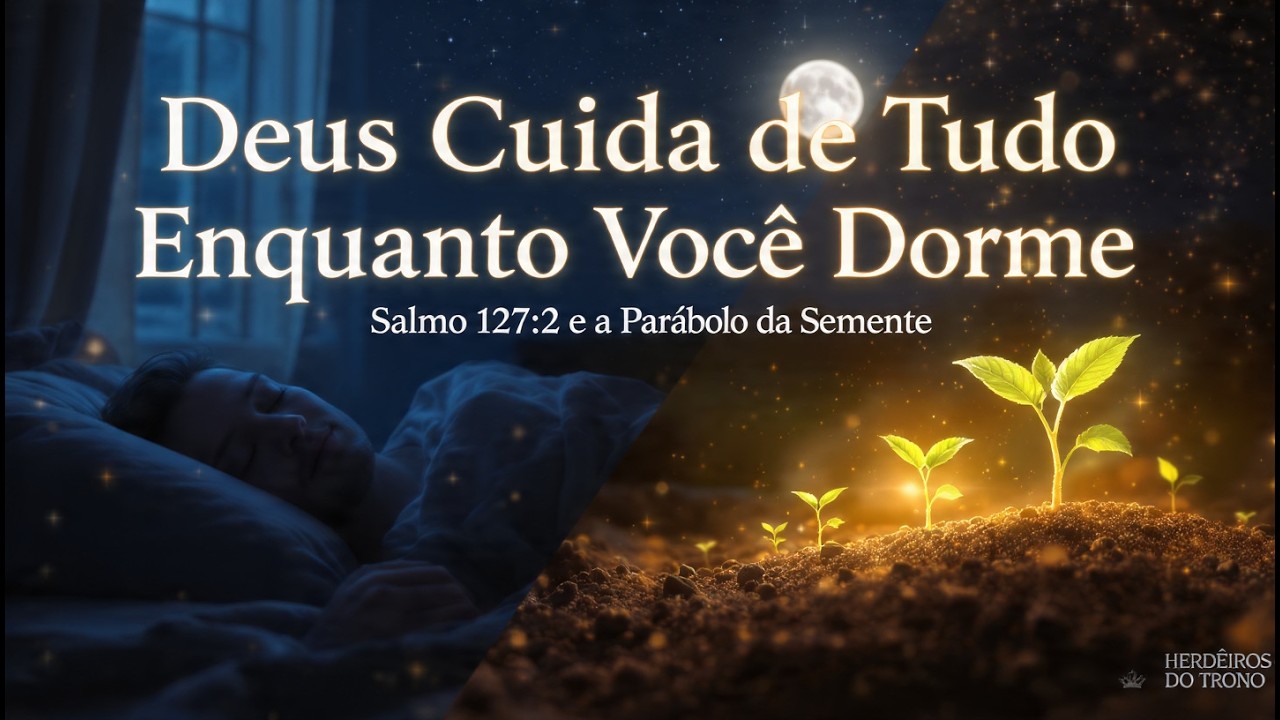 Deus cuida de tudo enquanto você dorme, Salmo 127,2 e a Parábola da Semente Dia 5/5