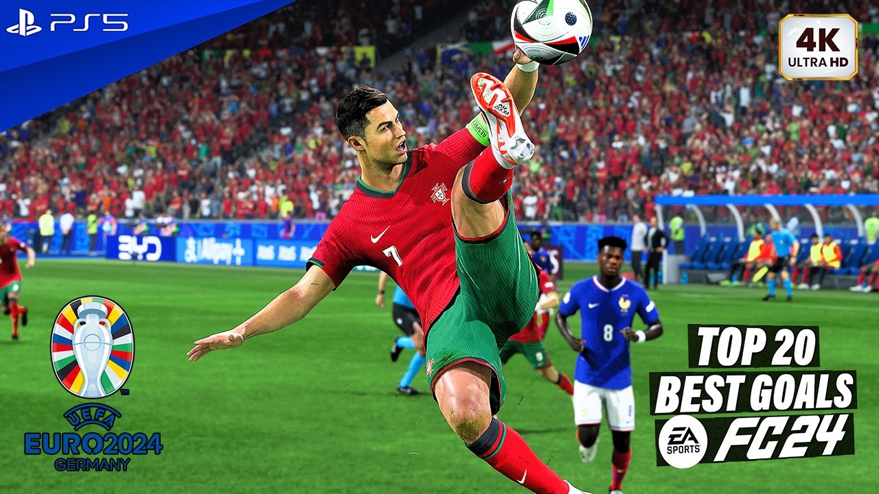 EA FC 24 | TOP 20 GOALS FT. EURO 2024 PS5 4K