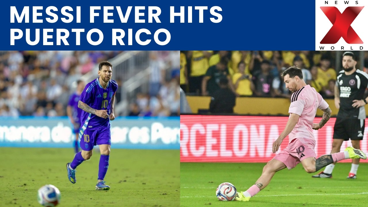 Messi Draws Thousands To Puerto Rico Match | NewsX World