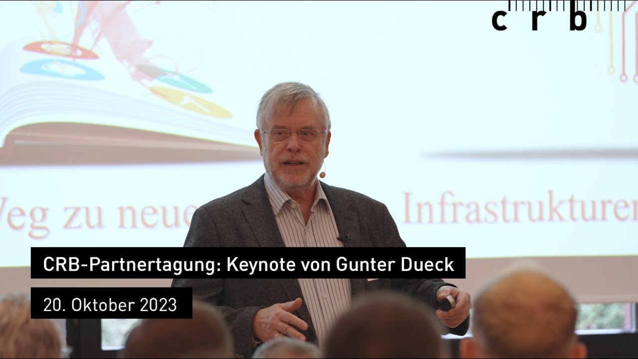 CRB-Partnertagung: Keynote Gunter Dueck