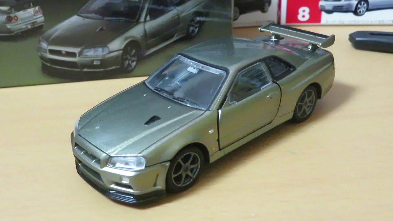 ミニカー開けてみた トミカプレミアムRS 日産R34スカイラインGT-R