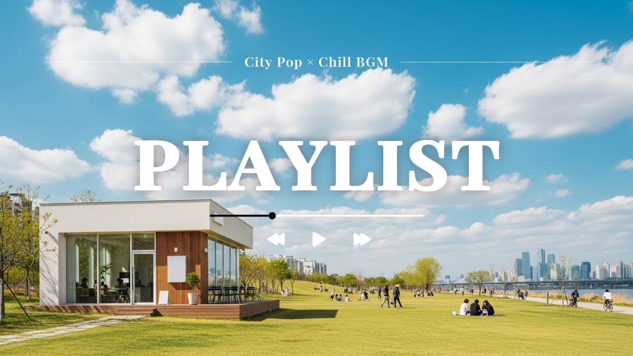 Playlist 도심 공원 피크닉 카페 플레이리스트 🌿☕ | City Pop × Chill BGM | Study • Work • Relax