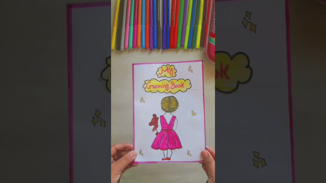 6 easy gaming book ||how to make a gaming book with paper |#shorts #shineart #viral