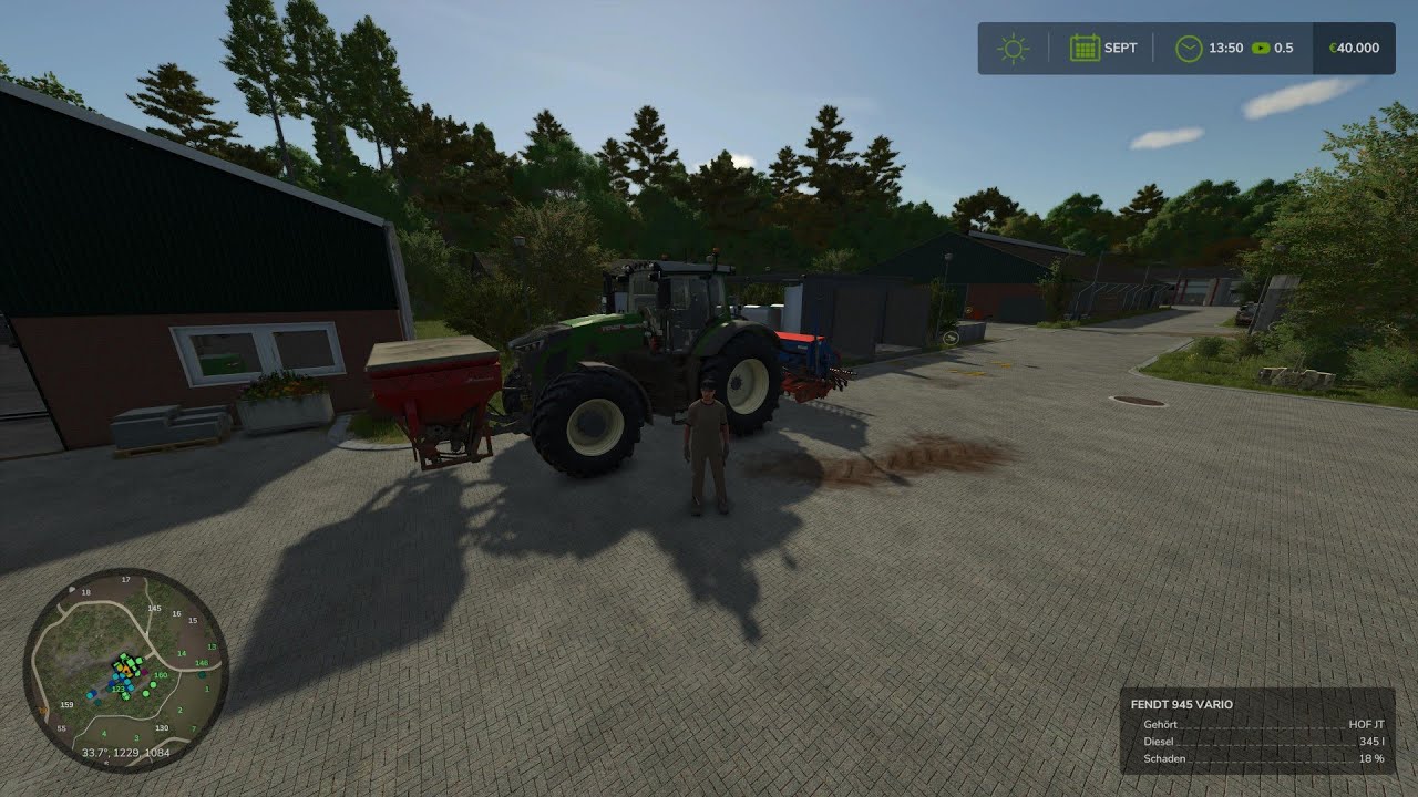 LS 25   Schwaadeheim #4  Neues Gerät auf dem Hof  