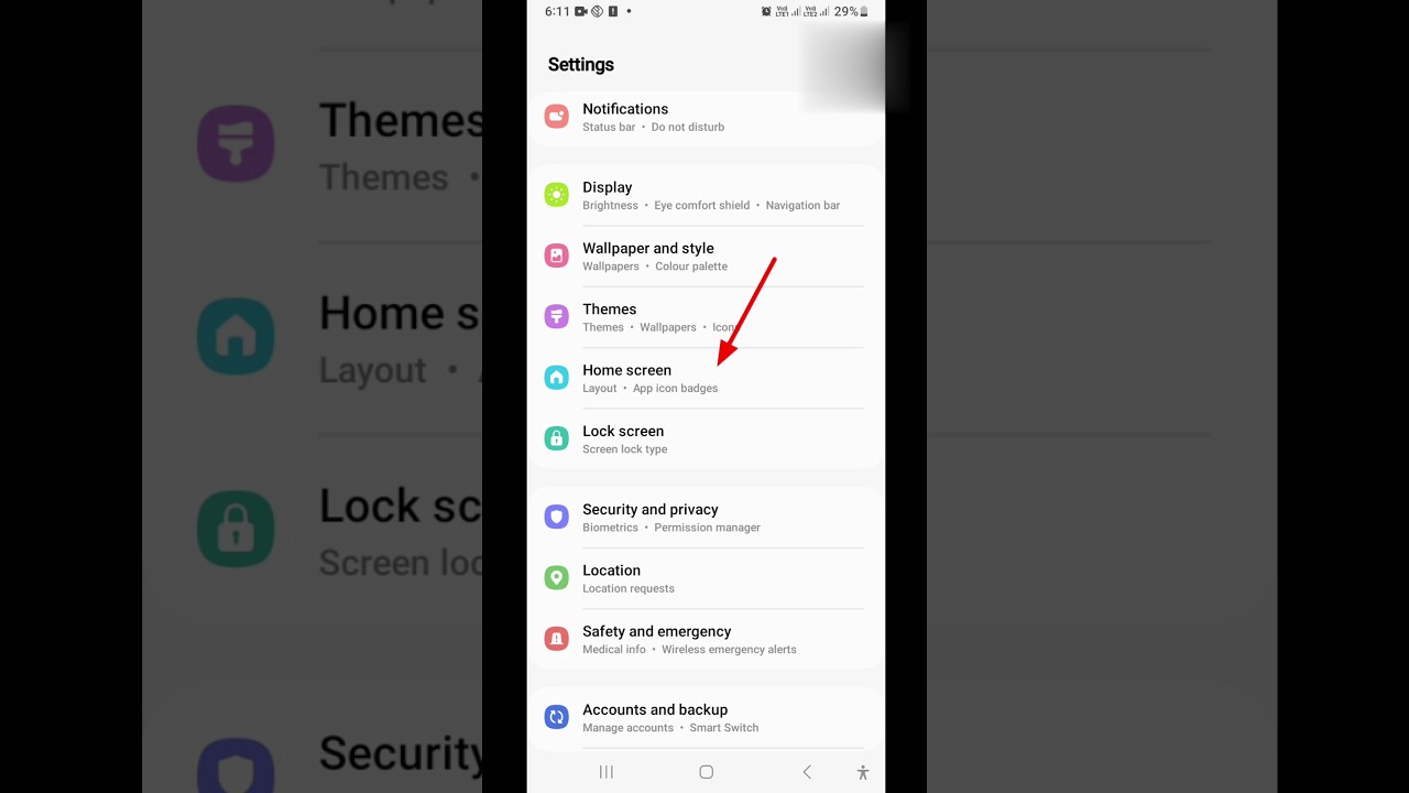 App Screen grid || How to change app screen grid || #shorts