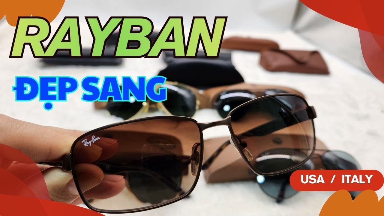 Kính Mắt Rayban Chính Hãng Cổ Xưa Usa Italy Giá Tốt #matkinhrayban #matkinhhieu #raybanchinhhang