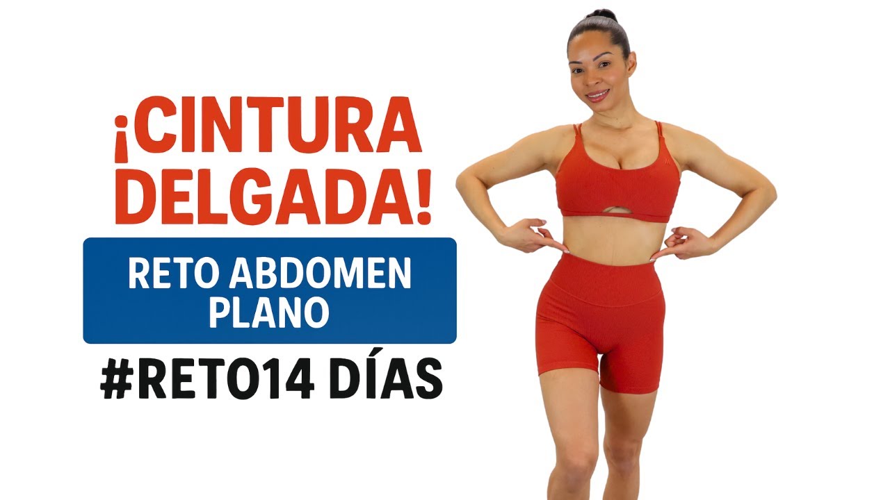 ¡Reduce tu cintura rápido con esta rutina de pie! | Día 2 - Reto Abdomen Plano