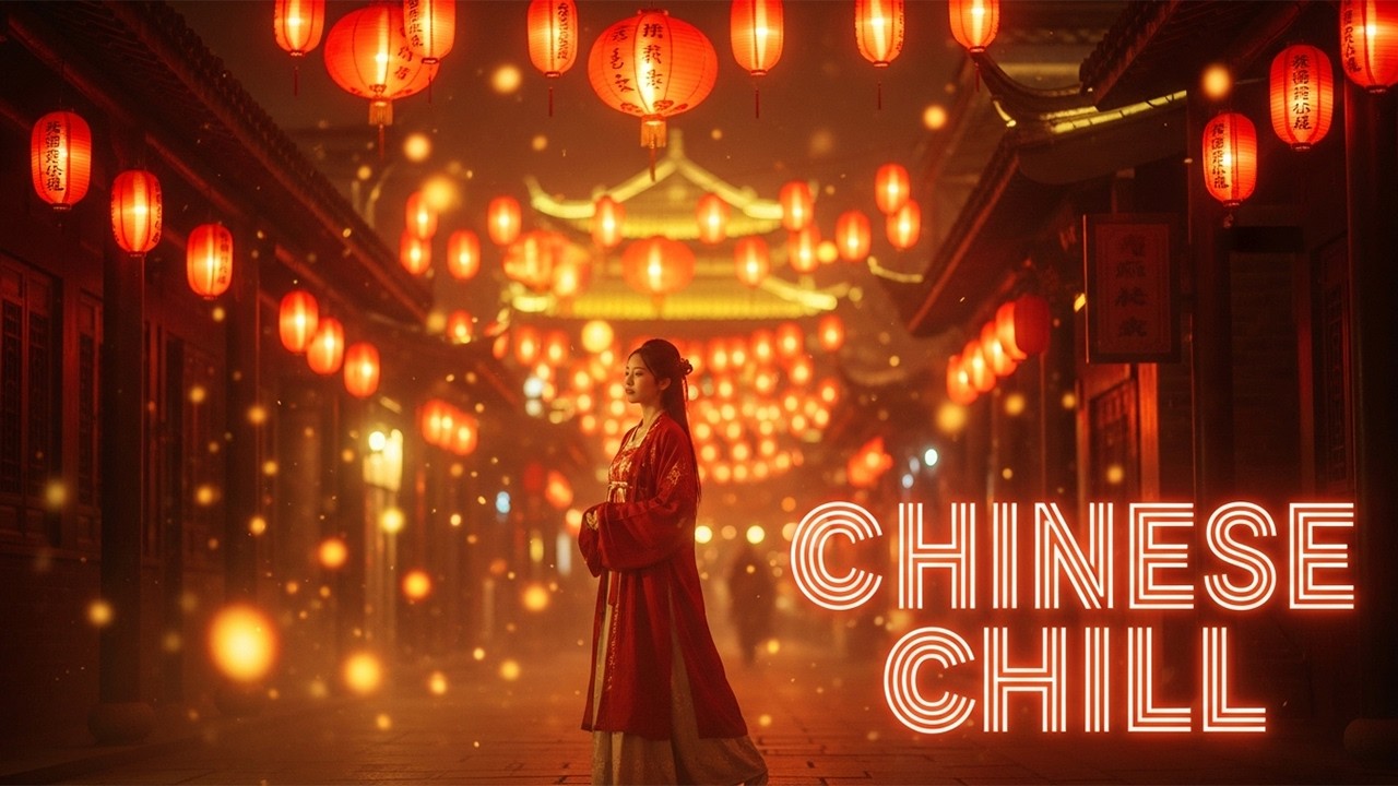 Chinese Chill Night Music 🌙 Relaxing Guzheng & LoFi Beats | Peaceful Study & Focus