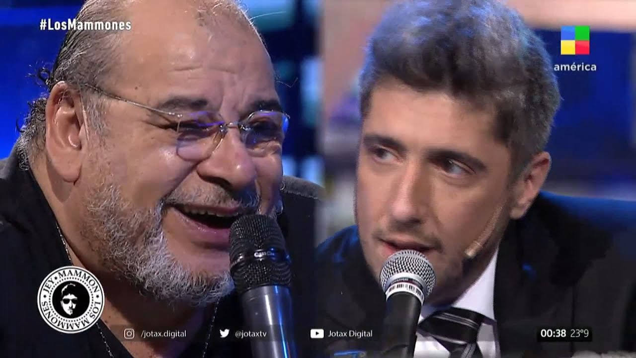 Roly Serrano cantó en Los Mammones