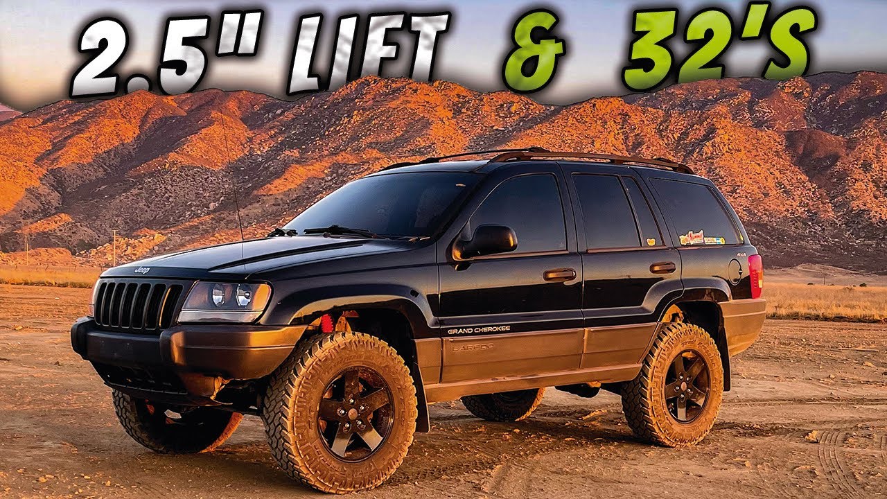 Установка лифта и новых колес на Jeep WJ Grand Cherokee Криса