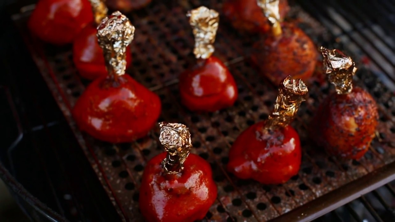 Smoked Chicken Lollipops