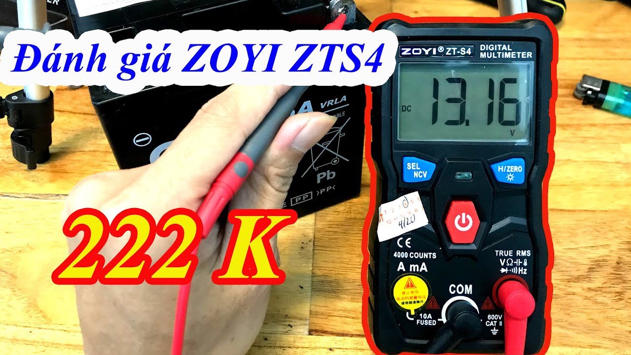 Đồng hồ đo điện đa năng ZOYI ZT S4 - Cách dùng đồng hồ tự động chi tiết