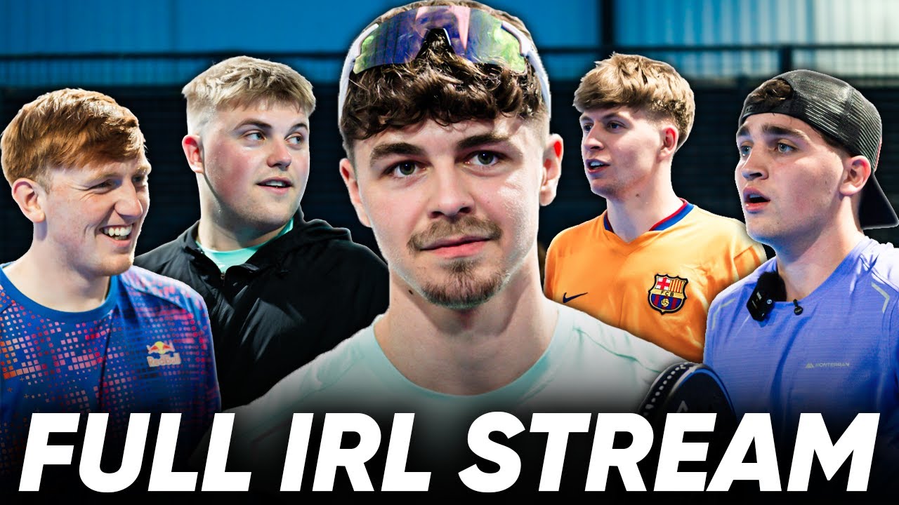 AB, Angry Ginge, Chazza & Tays Play in the BIGGEST Creator Padel Tournament! (FULL STREAM)