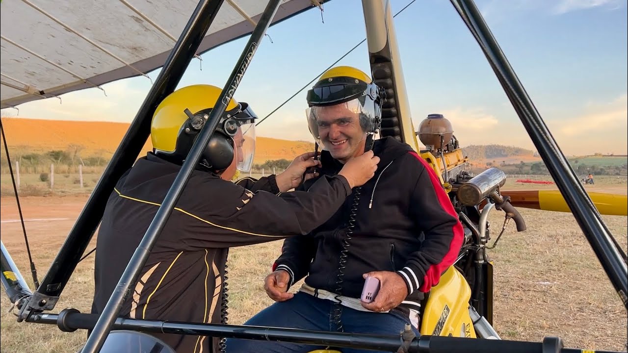 REALIZANDO um SONHO de VOAR em uma MOTO AÉREA o TRIKE/ Passeio em Família