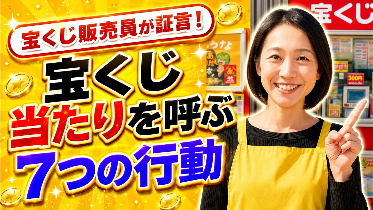 宝くじ販売員だから知っている！当選を引き寄せる人のリアルな行動7選