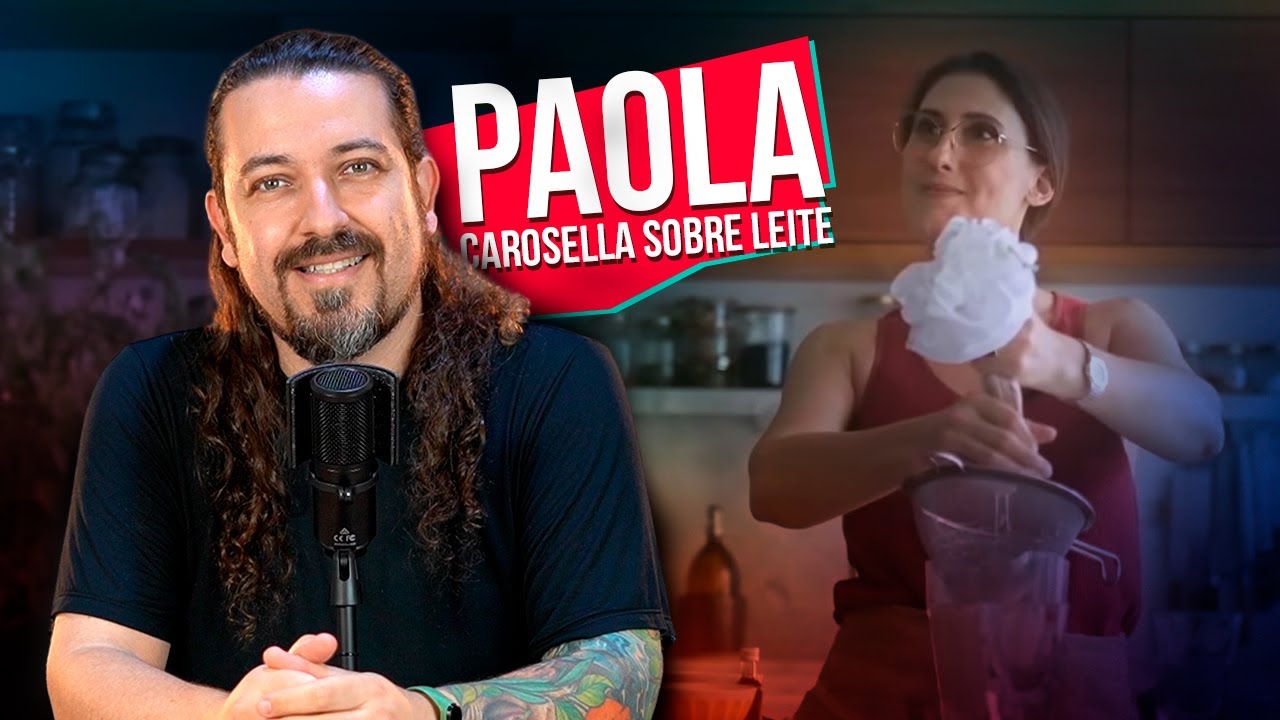 Paola Carosella diz que bebe todo dia leite vegetal e critica o de vaca