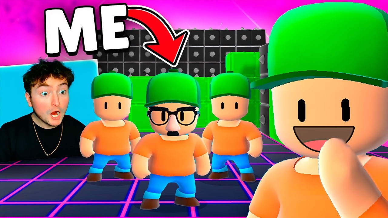 I Went UNDERCOVER in BabyYoda's Stumble Guys Custom!