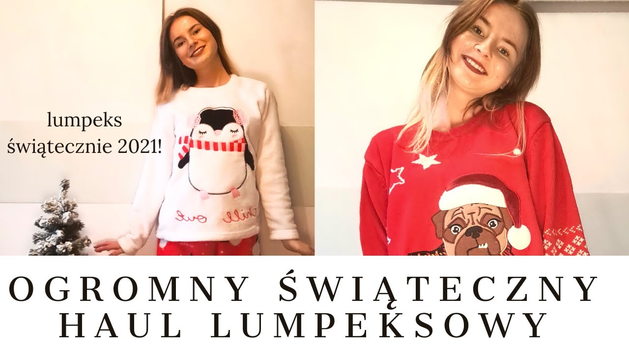 WIELKI HAUL LUMPEKSOWY! | MOJE ZDOBYCZE LUMPEKSOWE (ŚWIĄTECZNE) + KONKURS!!