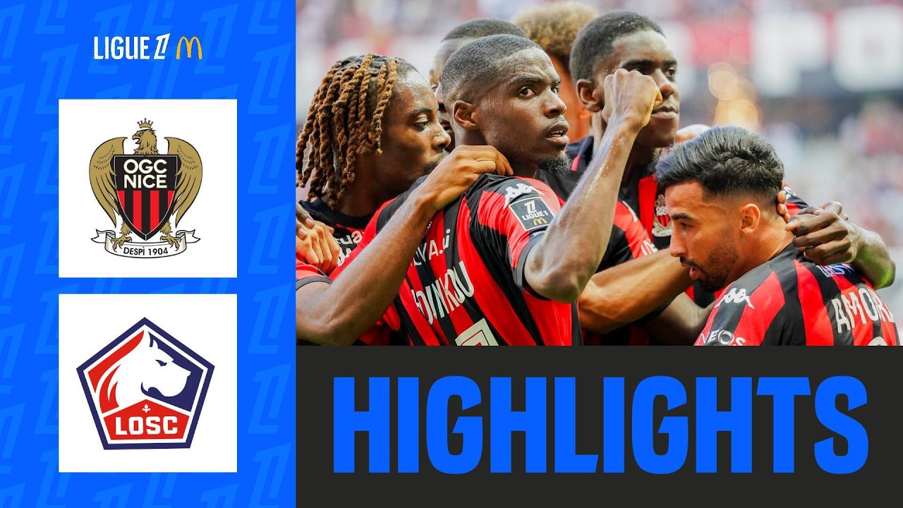 OGC NICE &mdash; LOSC LILLE (2:1) | 5-й тур &mdash; Ligue 1 McDonald's 26/27