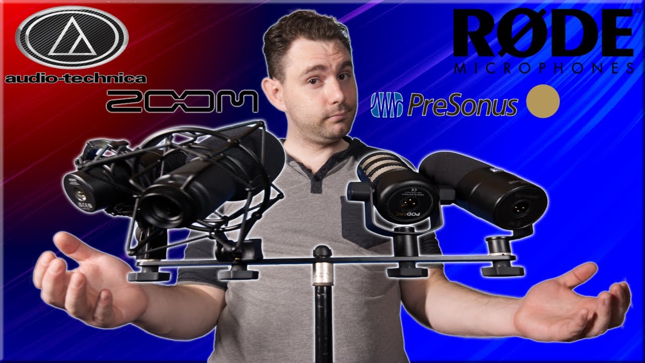 Which is the best Budget Broadcast Microphone? AT2040 vs PodMic vs PD-70 vs ZDM-1 (Stream/Podcast)