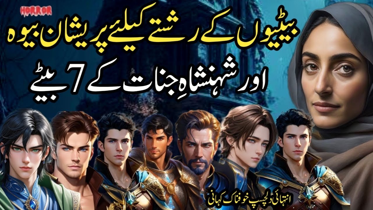 Betion Kay Rishty Kay Liye Pareshan Bewa Aur Shehnsha e Jinnat Kay 7 Baity