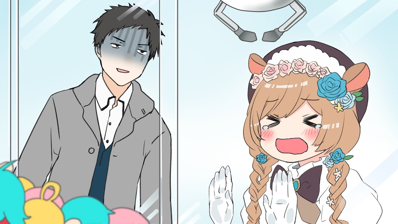 【手描き】社築とエリーがゲーセンで遊んだ話【社築/にじさんじ切り抜き】