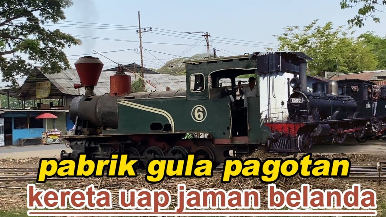 Kereta Uap Jaman Belanda‼️di pabrik gula pagotan madiun selatan🔥👍
