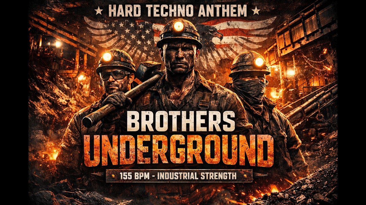 Brothers Underground – Hard Techno Industrial Anthem (155 BPM Warehouse)