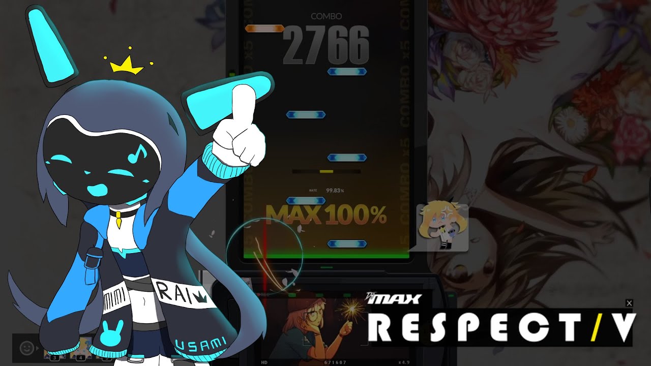 DJMAX RESPECT V | Mili - Nine point eight (4B HARD) - 99.85% MAX COMBO
