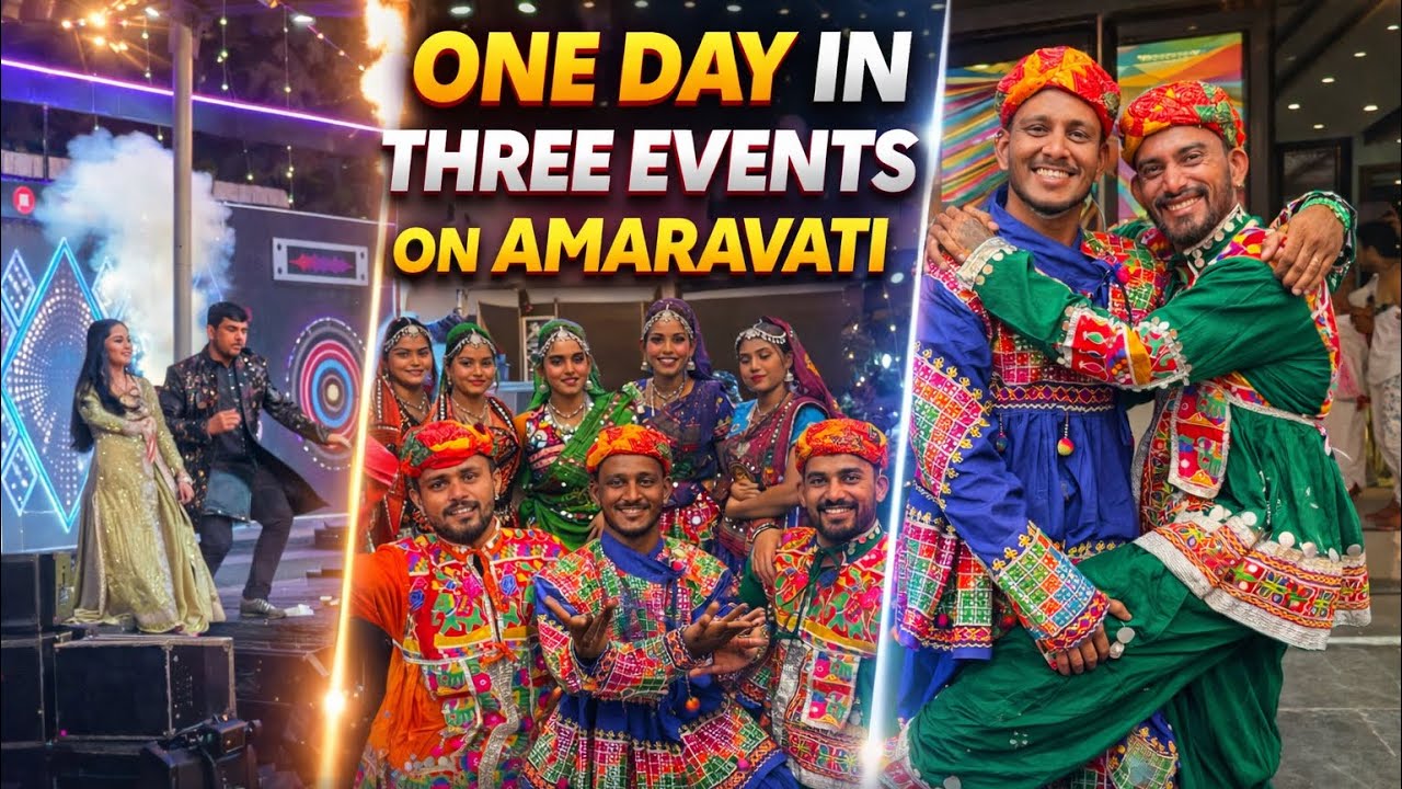 Three Events in One Day on Amaravati | Full Vlog 🎉🔥