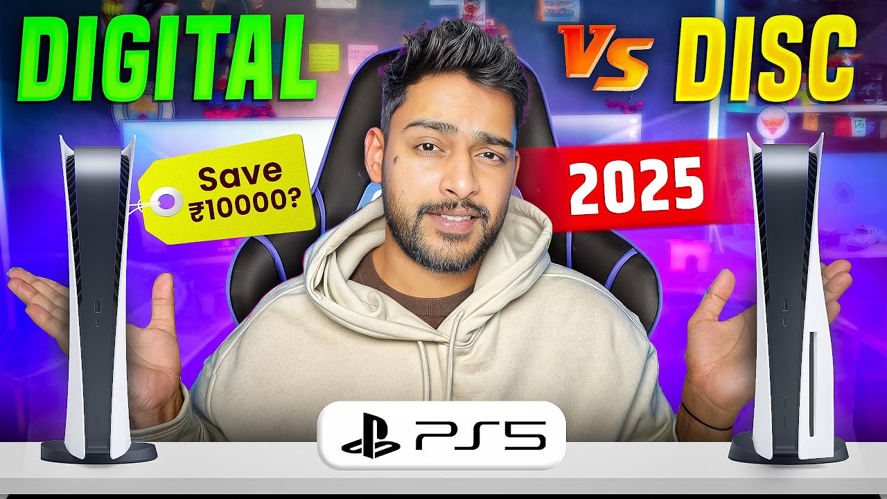 PS5 Disc vs Digital Edition | Which One Is Better to Buy in India? 🎮