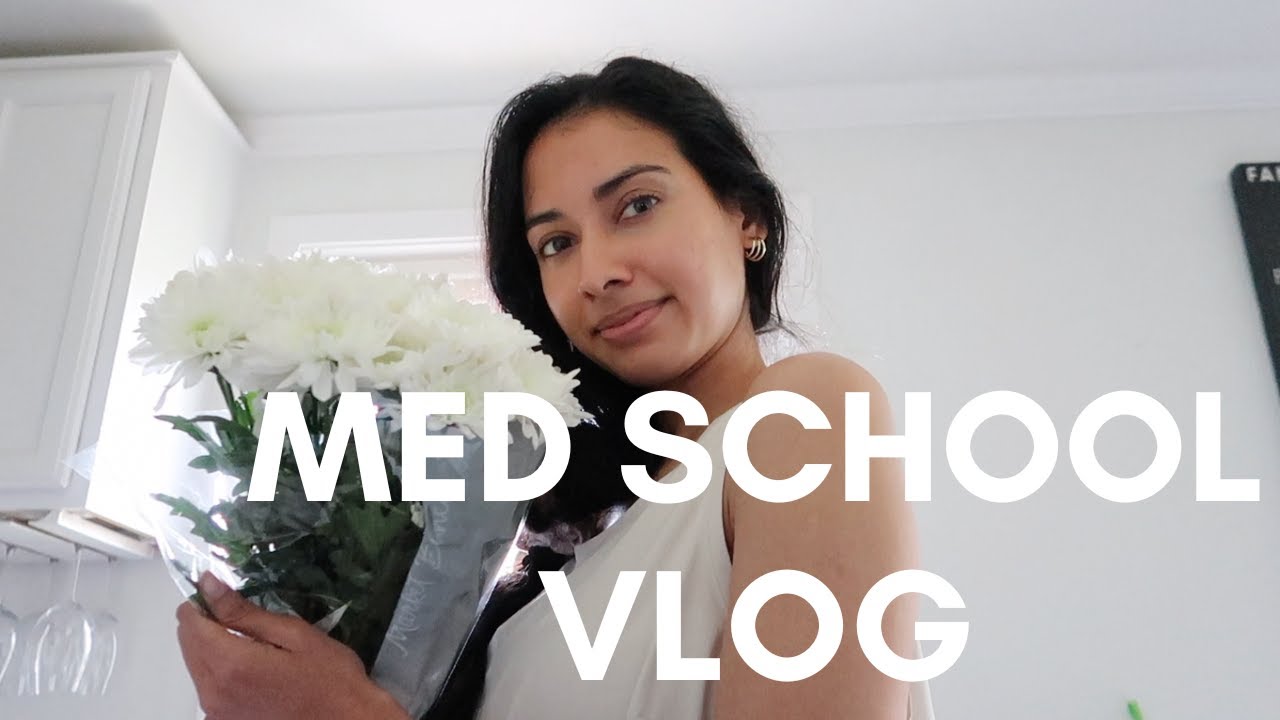 MED SCHOOL VLOG | working out, studying, grocery shopping, self care