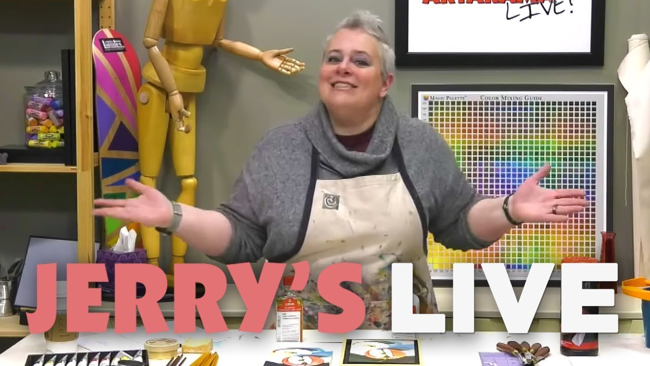 Jerry’s LIVE Episode #92 - Water Mixable Oils: An Introduction to Solvent-Free Oil Painting