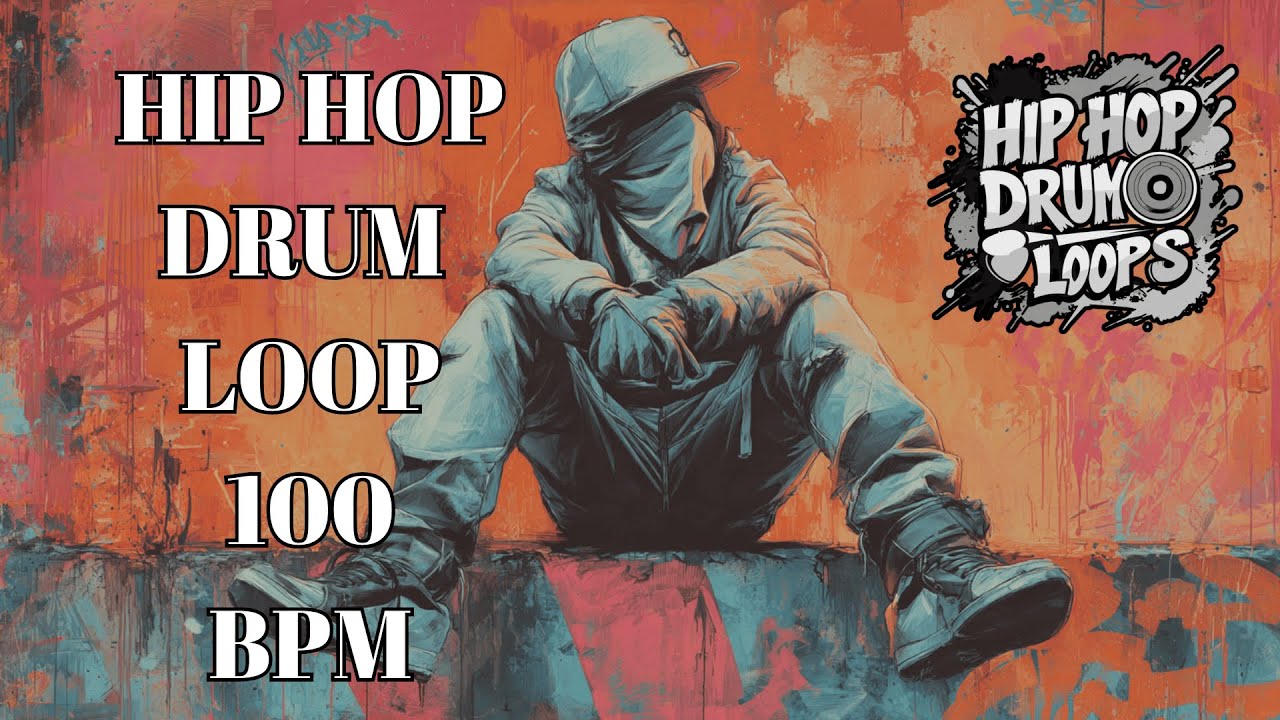 100 BPM Hip Hop Drum Backing Track | Solid Standard Groove | Royalty Free Drum Track