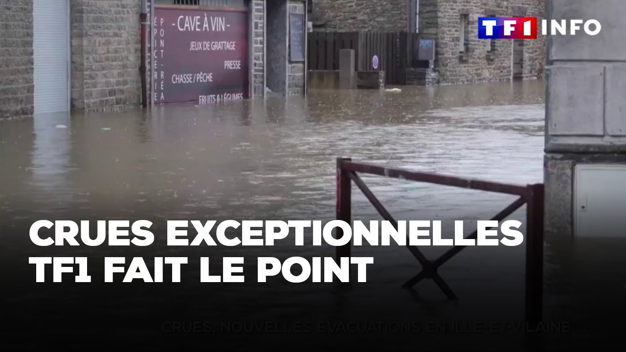 Crues en Ille-et-Vilaine et dans le Calvados, risque de submersion en Bretagne : TF1 fait le point