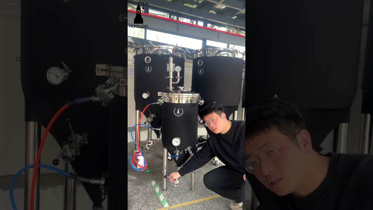 HOOLOO 70L Pressure Resistant Fermentation Tank Instructions for Use